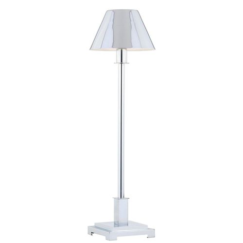 Lámpara de mesa JONATHAN Y 66 cm metal cromado LED