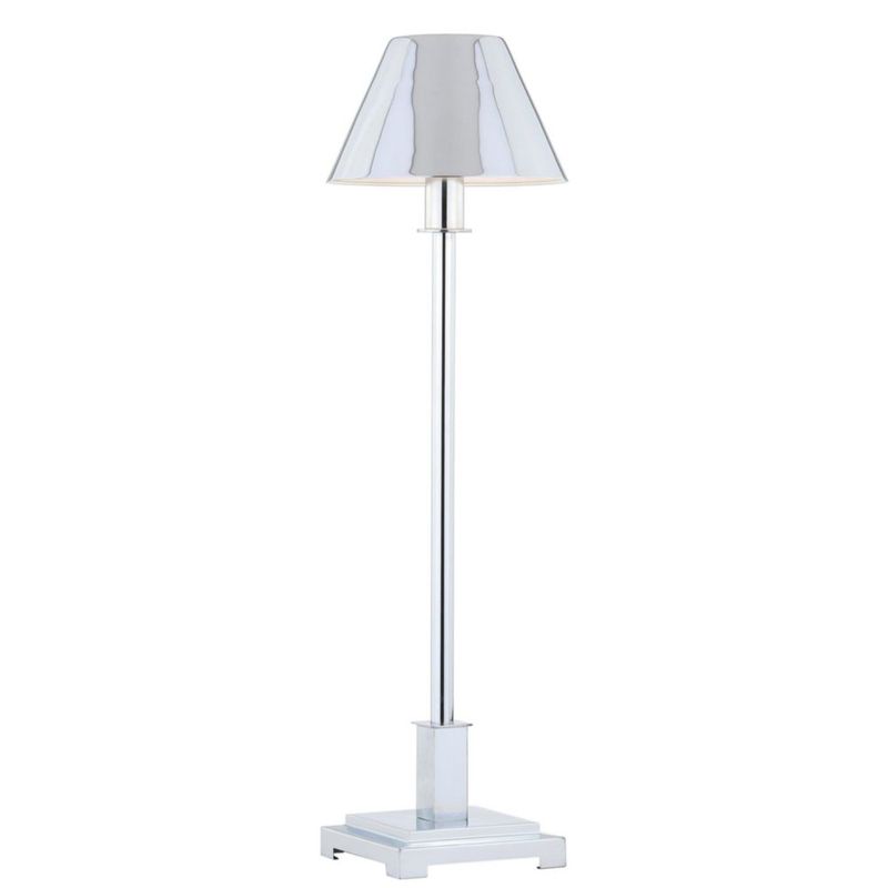 Lámpara de mesa JONATHAN Y 66 cm metal cromado LED