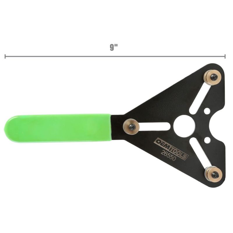 Herramienta de embrague A/C OEMTOOLS con pasador ajustable 1/4‑20