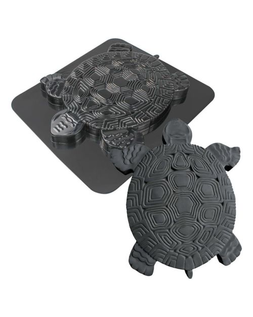Molde para Piedras de Paso ATHYSLU Forma de Tortuga (Concreto)