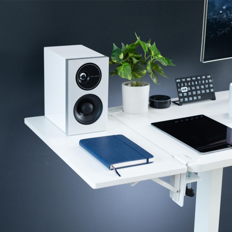 Extensor de Escritorio VIVO 61x30 cm Blanco Plegable