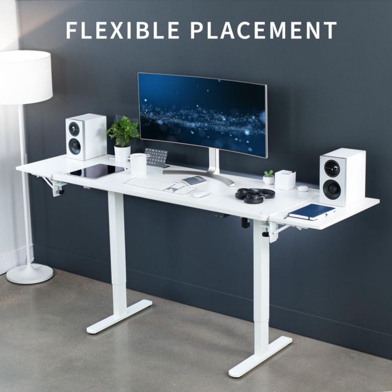 Extensor de Escritorio VIVO 61x30 cm Blanco Plegable