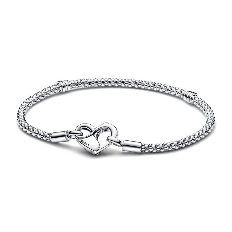 Pulsera PANDORA Moments de cadena tachonada 17 cm