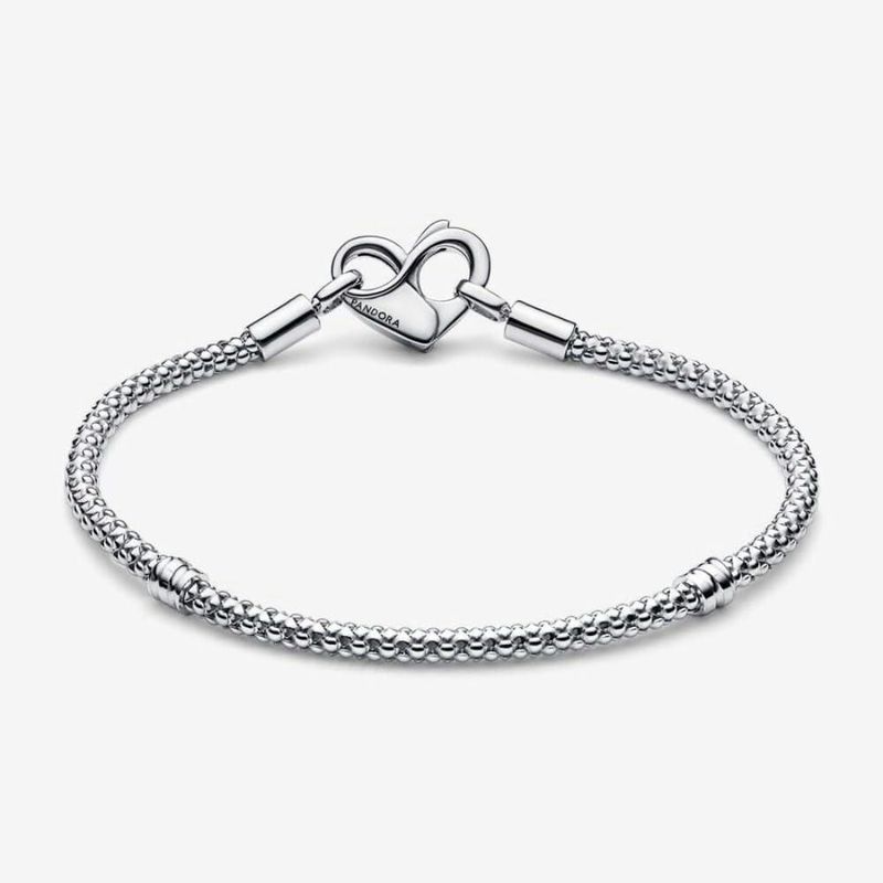 Pulsera PANDORA Moments de cadena tachonada 17 cm
