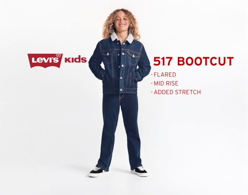 Jeans Levi's 517 Corte Bootcut para Niños