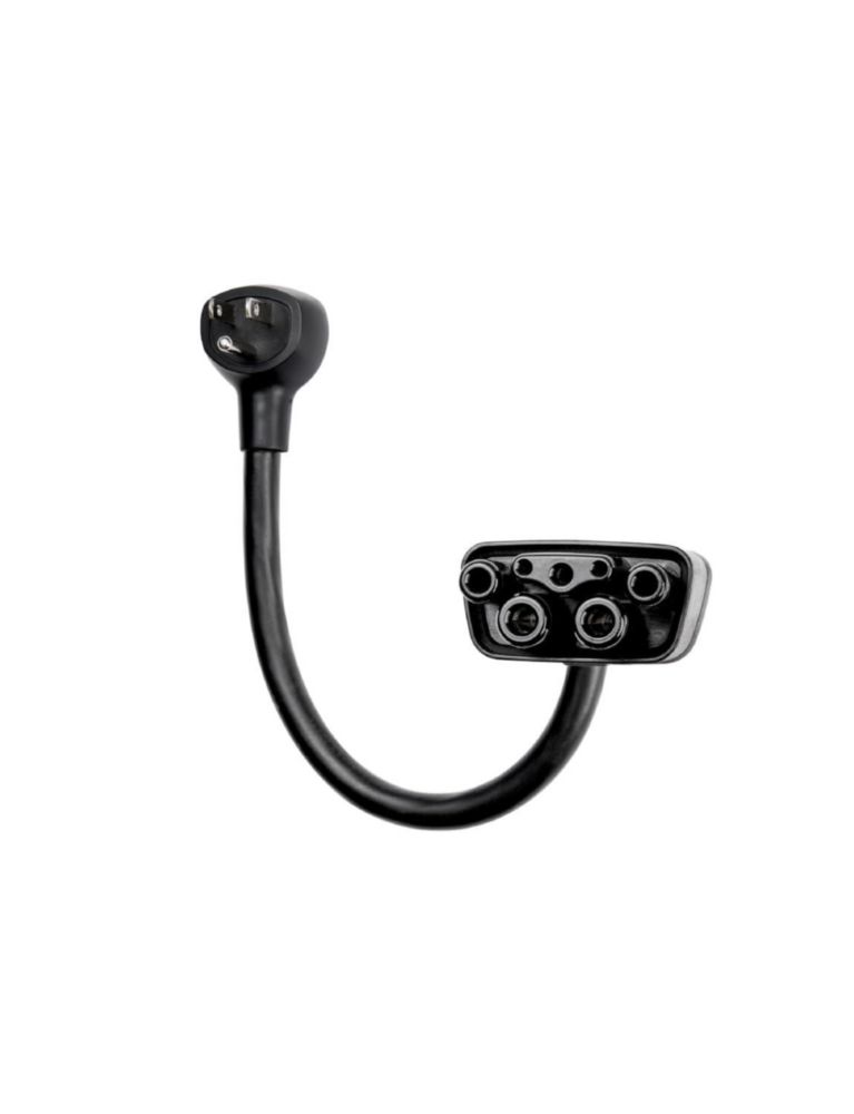 Adaptador LENZ NEMA 5‑15 para Tesla 35 cm 120 V