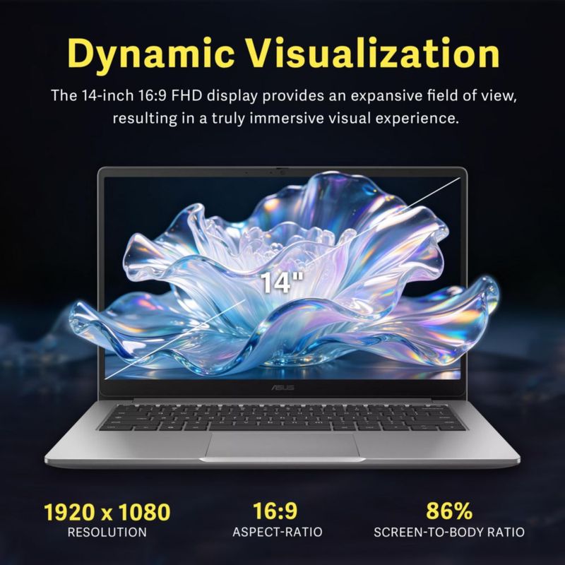 Chromebook ASUS CX14 14" 4 GB 224 GB Gris Crepúsculo