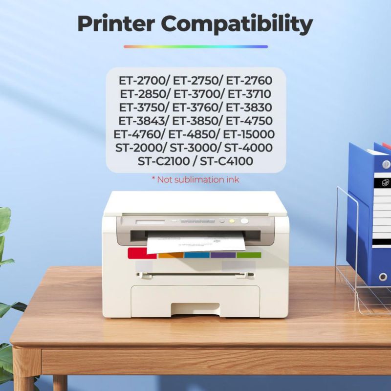 Recargas de tinta Trokliey 10 unidades ET-2850 ET-2760 ET-3850