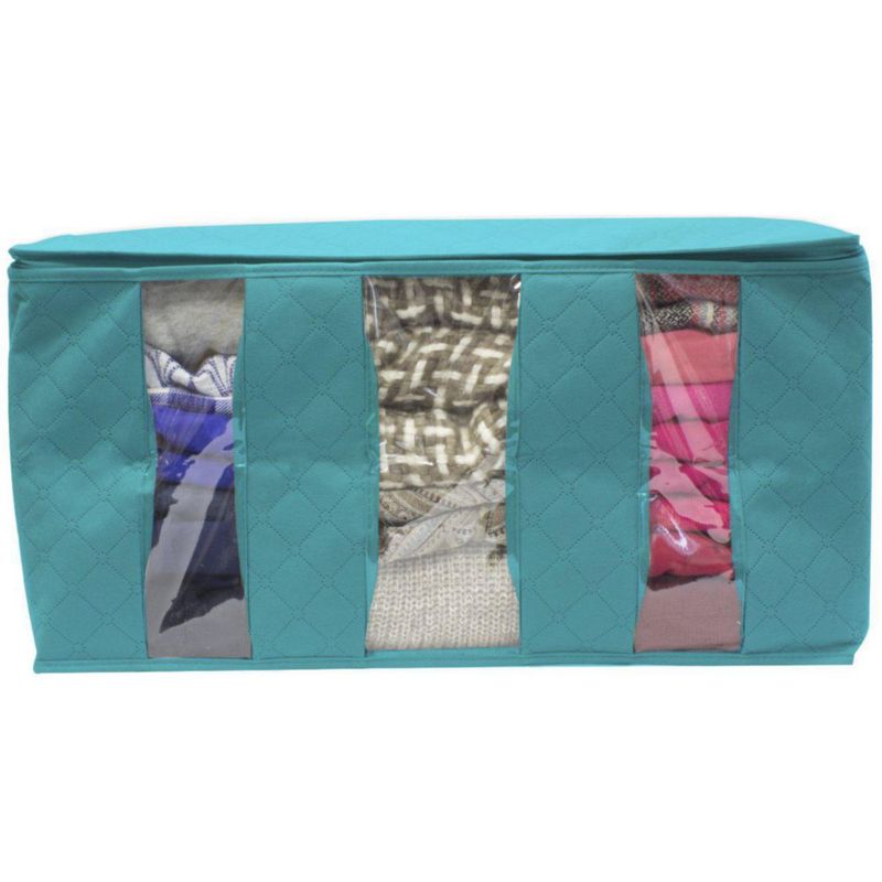 Bolsa de almacenamiento Sorbus plegable de 3 secciones – Pack de 2