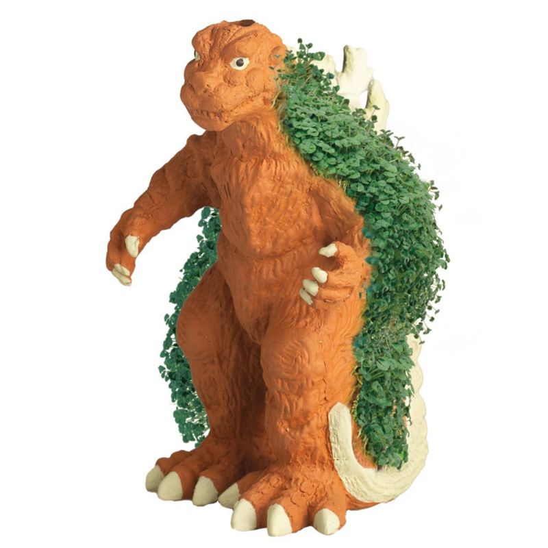 Planter Chia Pet Godzilla con paquete de semillas Fun Grow