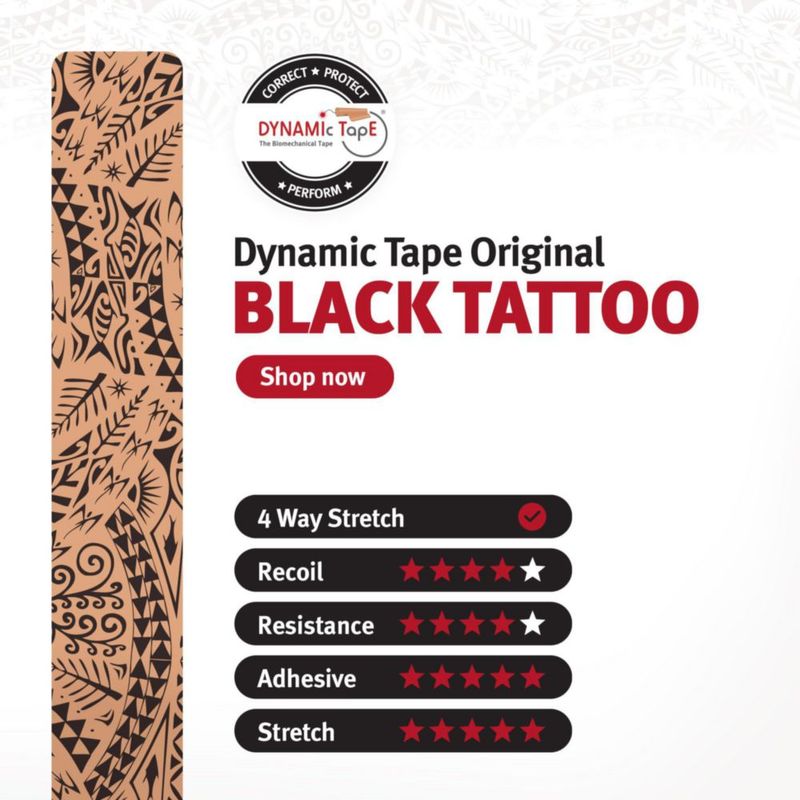 Cinta Biomecánica Dynamic Tape 5 cm 6 rollos