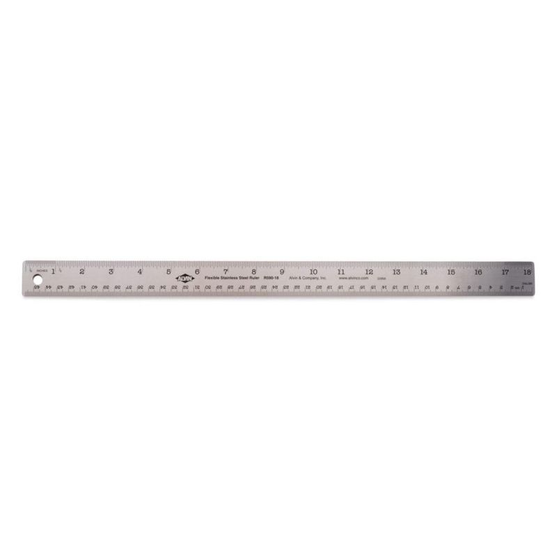 Regla ALVIN 46 cm Acero Inoxidable R590‑18