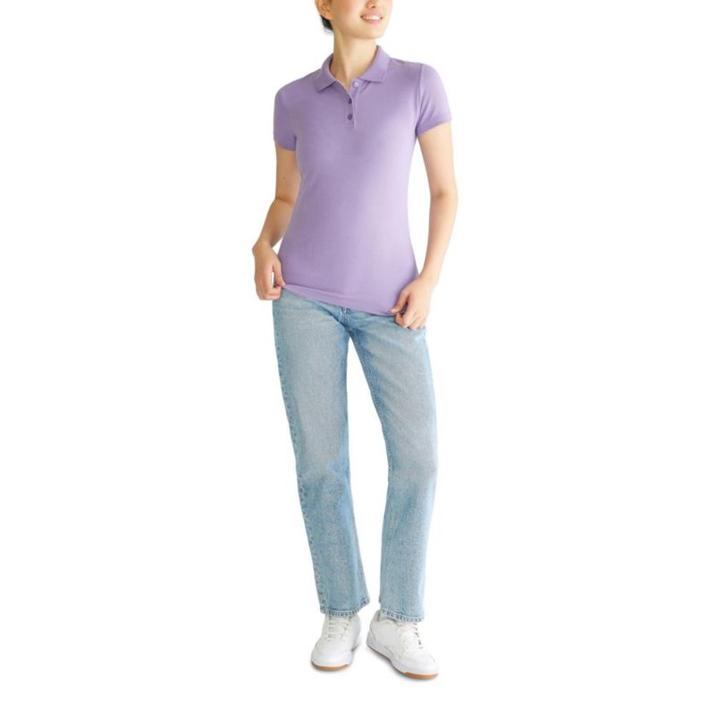 Polo AEROPOSTALE mujer de manga corta y corte entallado
