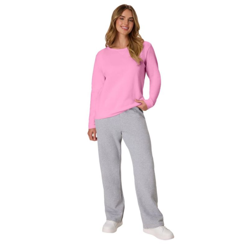 Sudadera Hanes EcoSmart de forro polar con cuello en V