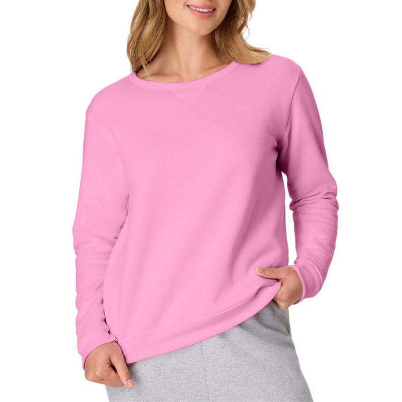 Sudadera Hanes EcoSmart de forro polar con cuello en V