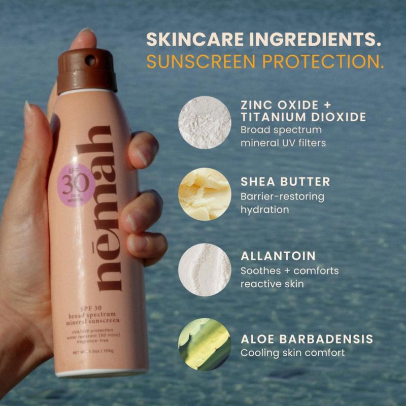 Protector Solar en Spray Nemah SPF 30 para Niños 155 g de Amplio Espectro