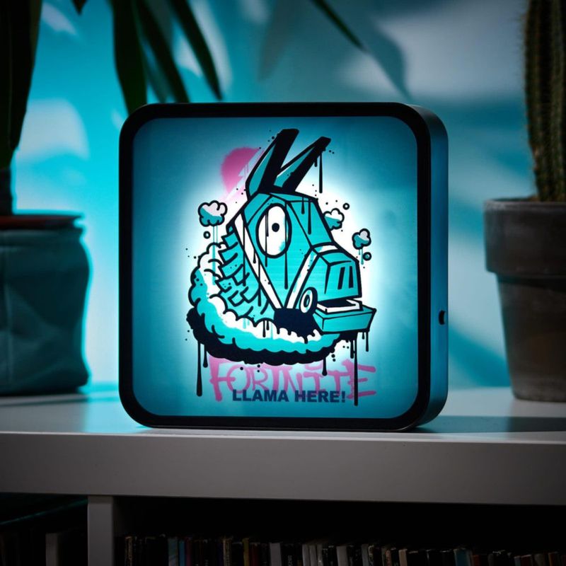Caja de luz LED Numskull Fortnite Llama 22 cm USB y pilas