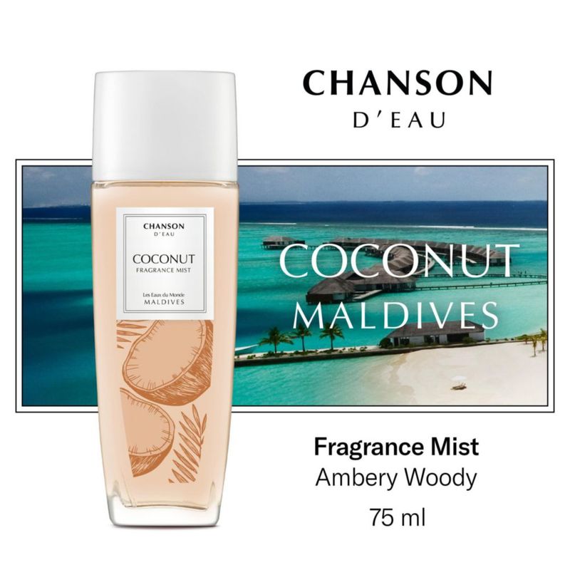 Bruma Corporal CHANSON D'EAU Coco 75 ml Tamaño de Viaje
