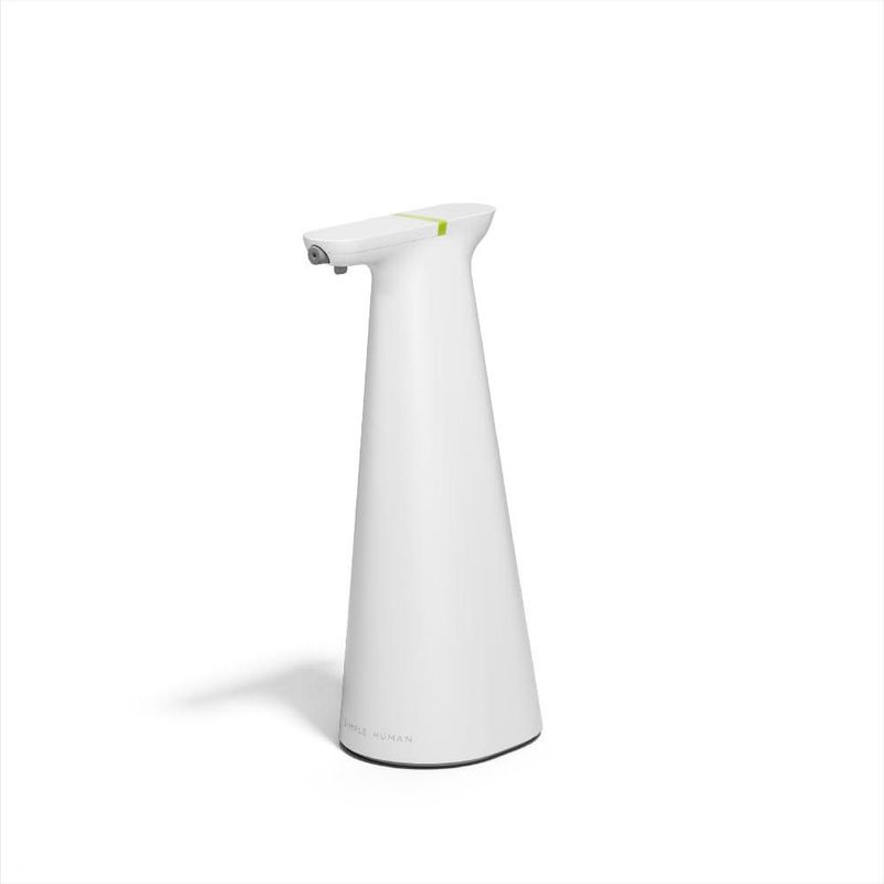Botella pulverizadora automática recargable simplehuman blanca