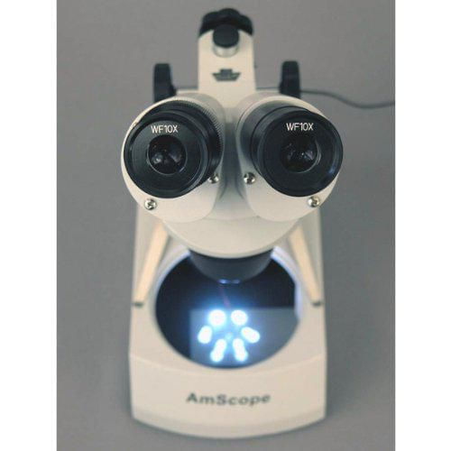 Microscopio estereoscópico binocular AmScope SE305R-PZ-LED WF10x