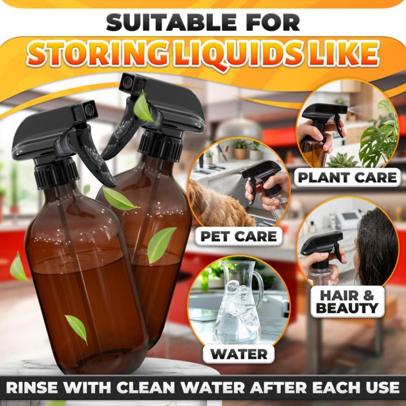 Boquilla de spray ALPENKOK - Pack de 12 unidades negras de plástico