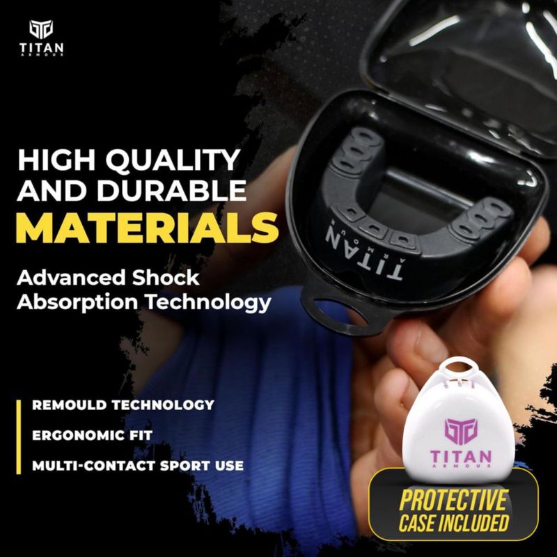 Protector Bucal Titan Armour Boil & Bite Adulto
