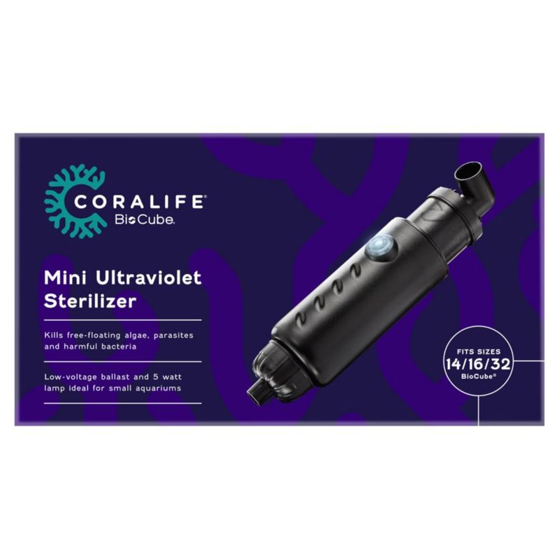 Esterilizador UV Coralife Turbo-Twist Mini para BioCubes