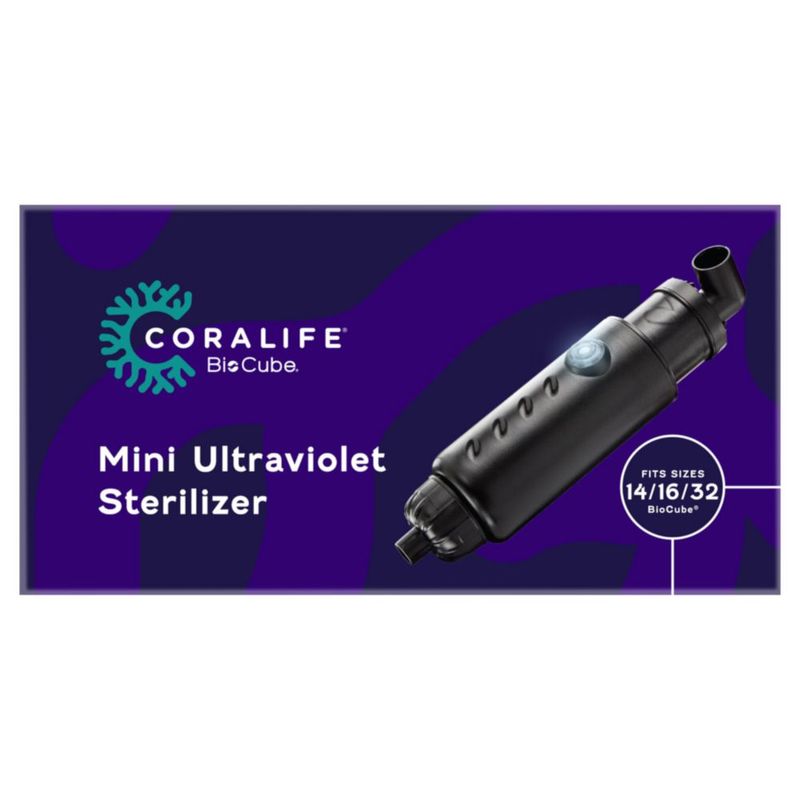 Esterilizador UV Coralife Turbo-Twist Mini para BioCubes