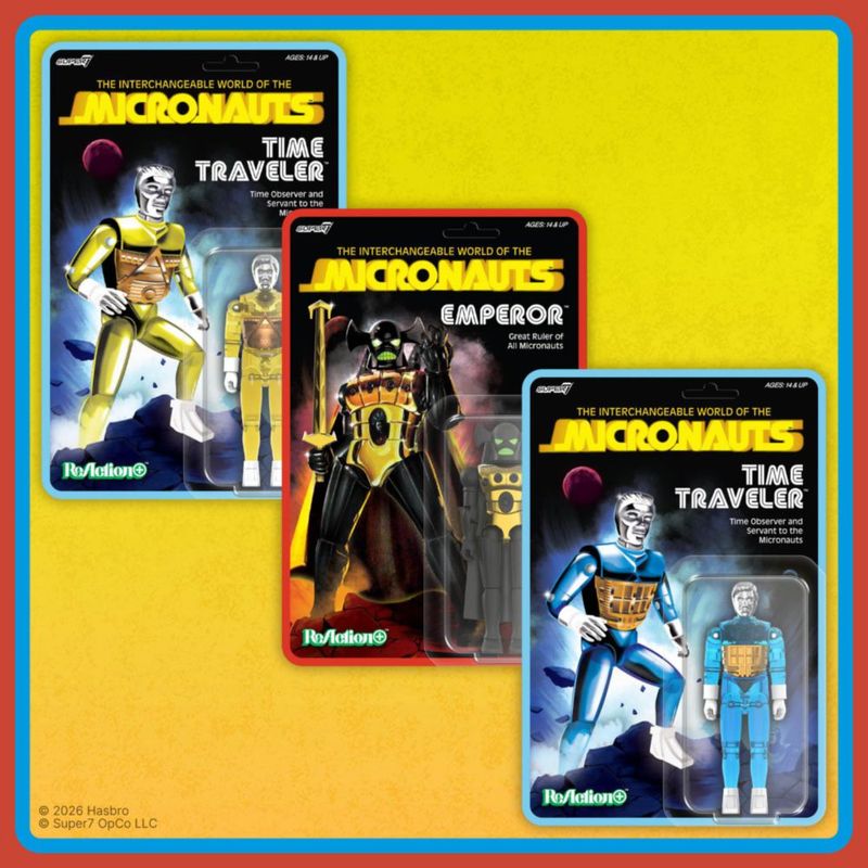 Figura de Acción Super7 Micronauts Emperador 10 cm
