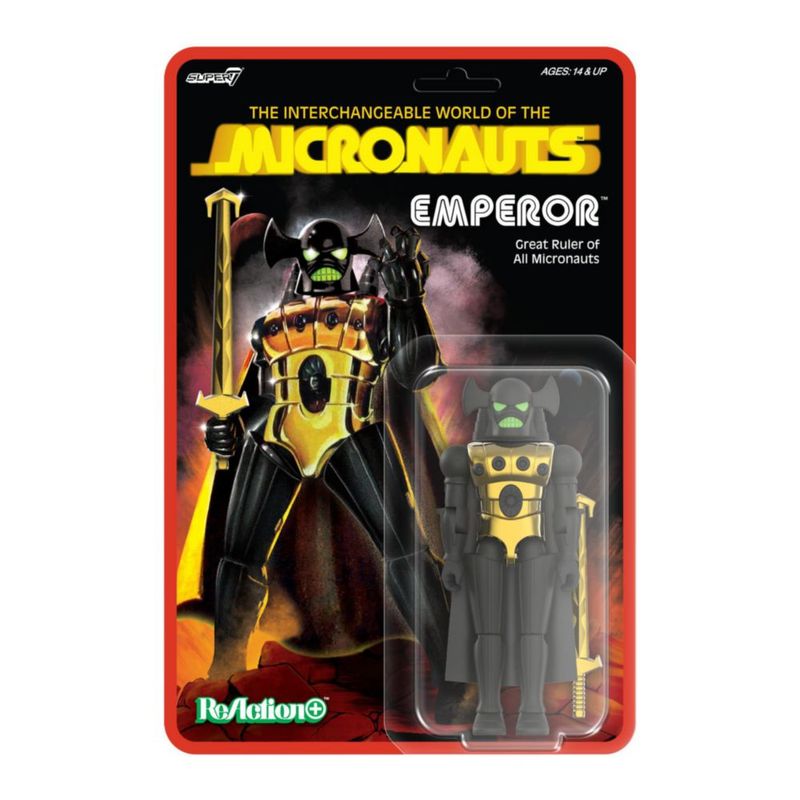 Figura de Acción Super7 Micronauts Emperador 10 cm