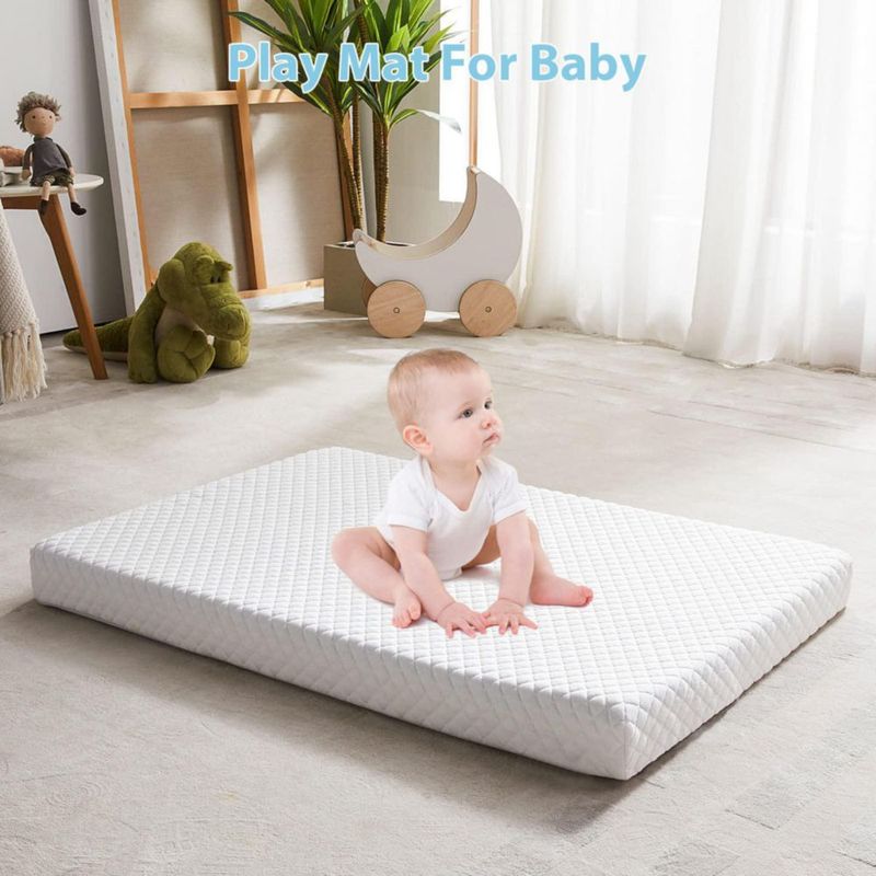 Colchón LILNAP 97x66x8 cm espuma de memoria impermeable blanco