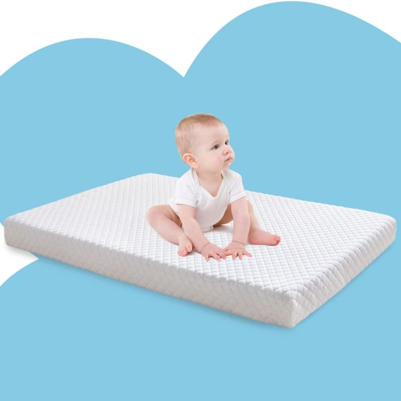 Colchón LILNAP 97x66x8 cm espuma de memoria impermeable blanco