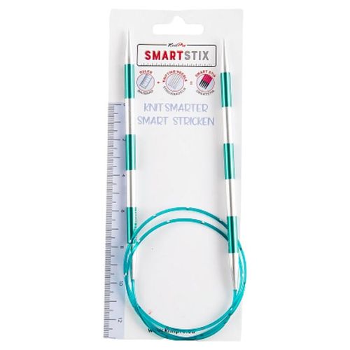 Aguja Tejer Circular Aluminio Smartstix 80cm 5.5mm Knitpro