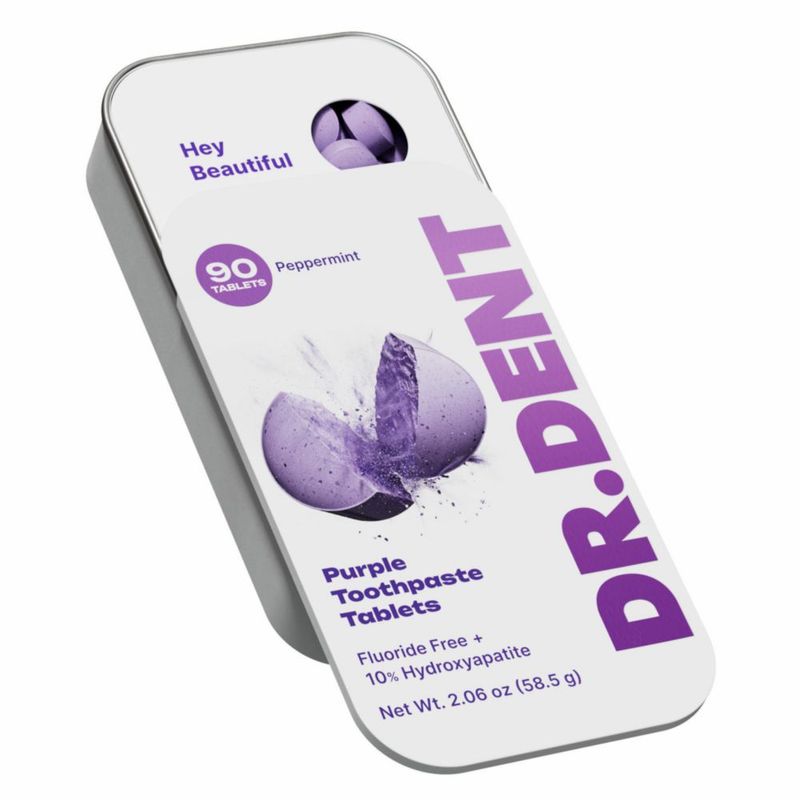 Tabletas de Pasta de Dientes DrDent 90 uds Hidroxiapatita Veganas