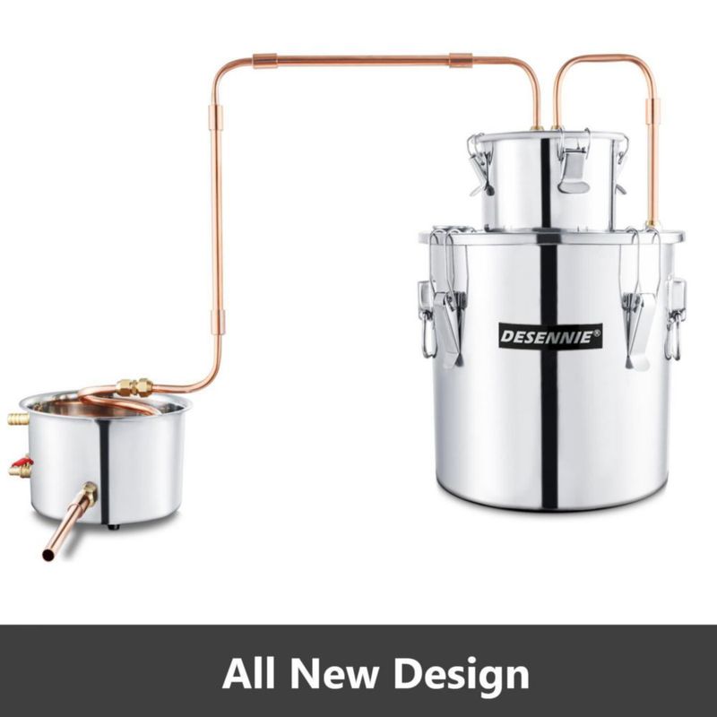 Kit de Destilación DESENNIE 30 L Acero Inoxidable con Bomba