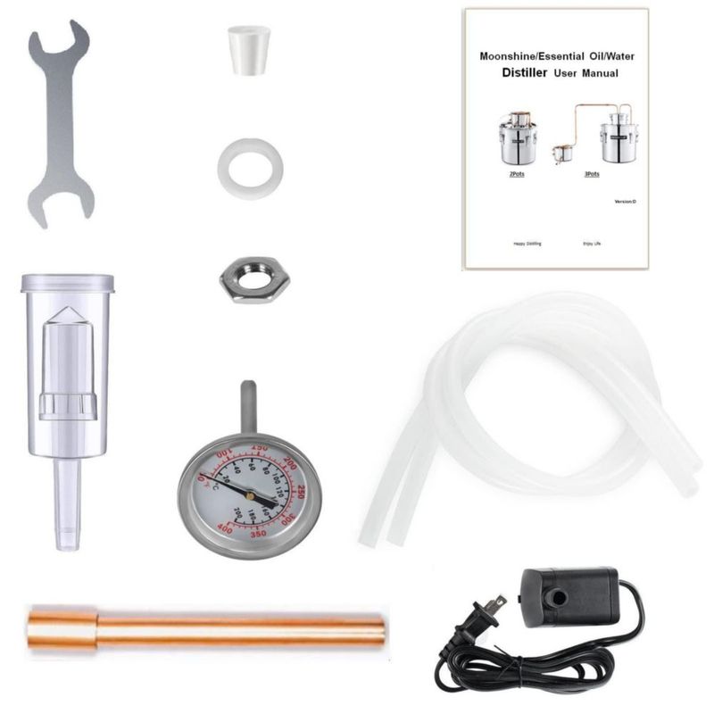 Kit de Destilación DESENNIE 30 L Acero Inoxidable con Bomba