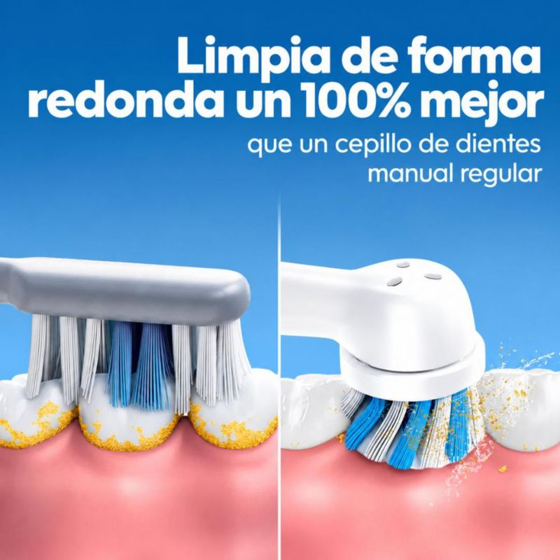 Cepillo de Dientes Eléctrico Oral-B Easy Clean con Cabezal y Batería – Negro