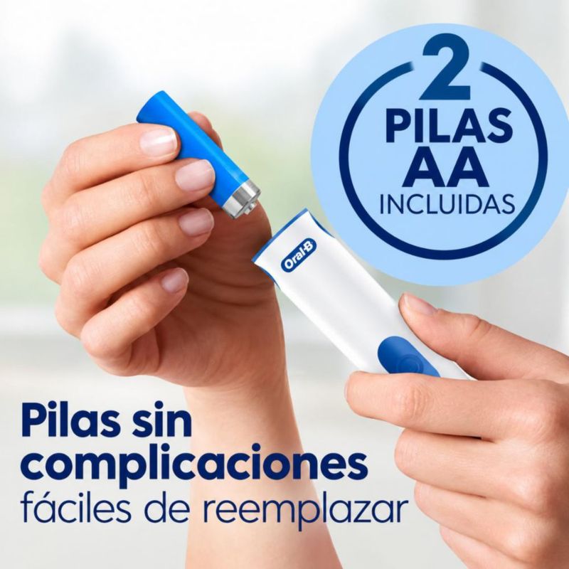 Cepillo de Dientes Eléctrico Oral-B Easy Clean con Cabezal y Batería – Negro