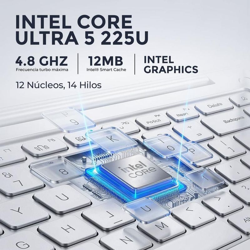 Laptop ia hp omnibook 3 core ultra 5225u 8gb 512gb 16" touch