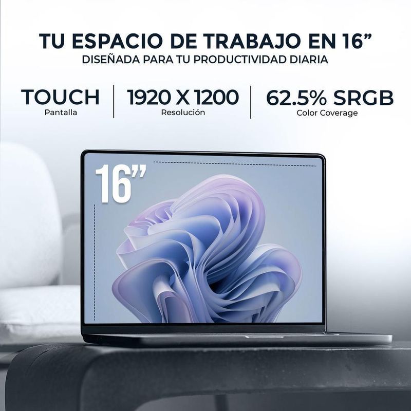 Laptop ia hp omnibook 3 core ultra 5225u 8gb 512gb 16" touch