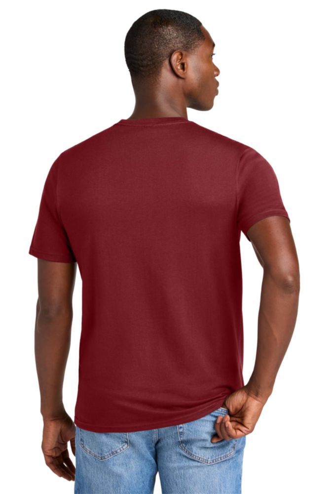 CAMISETA District CVC de peso perfecto Garnet 2XL