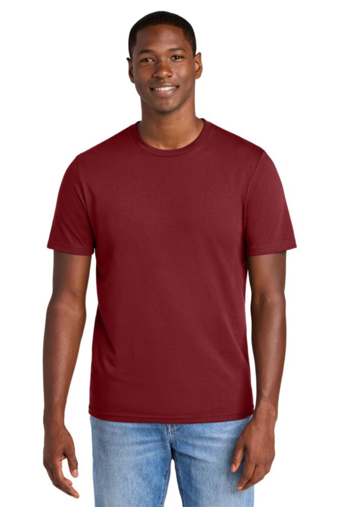 CAMISETA District CVC de peso perfecto Garnet 2XL