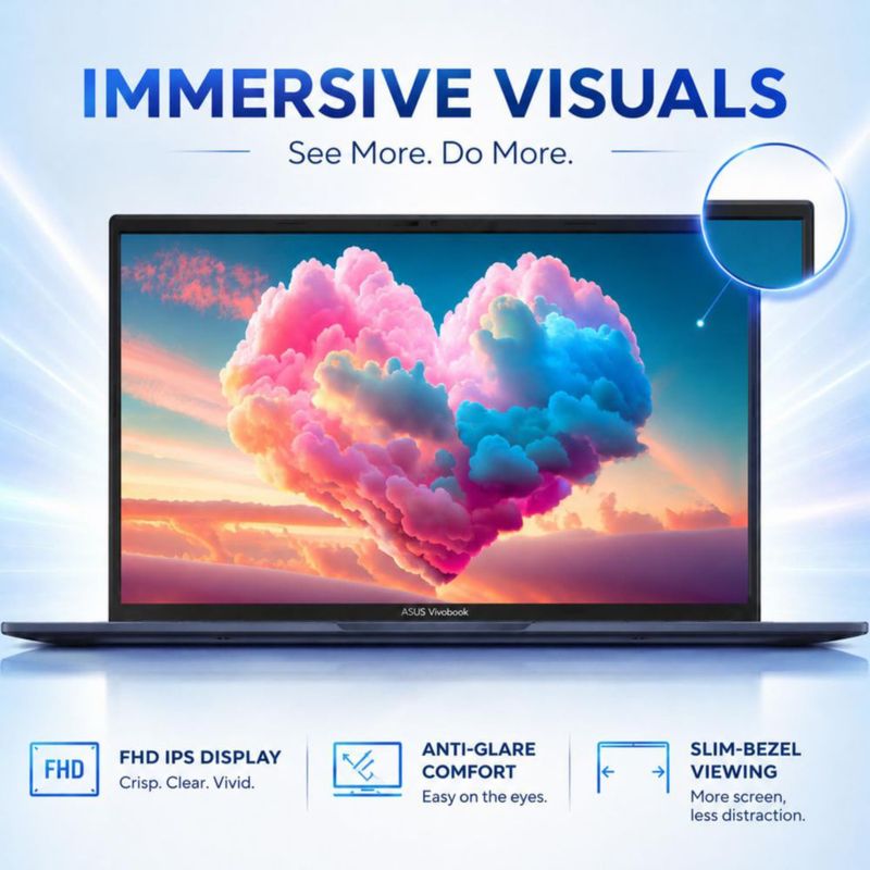 Portátil ASUS Vivobook 15 Intel Core i3 156" 512 GB SSD