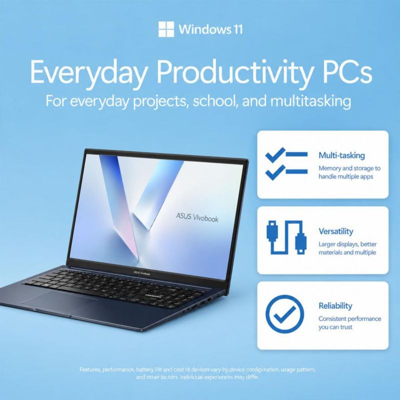 Portátil ASUS Vivobook 15 Intel Core i3 156" 512 GB SSD