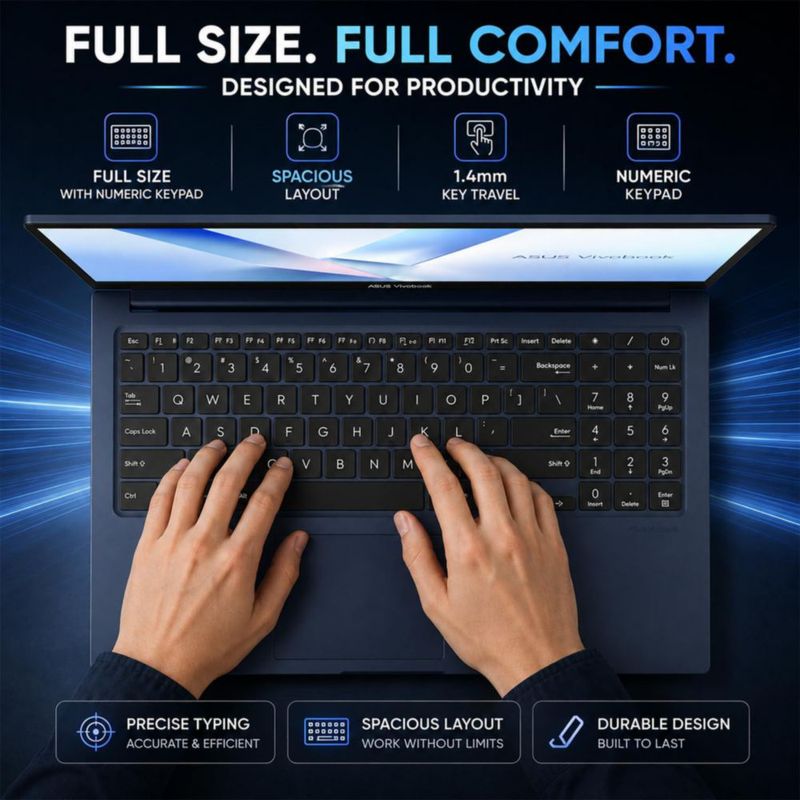 Portátil ASUS Vivobook 15 Intel Core i3 156" 512 GB SSD