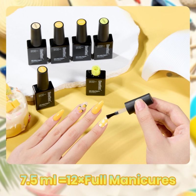 Esmalte de Uñas en Gel Beetles 6 Colores Amalfi Holiday 75 ml