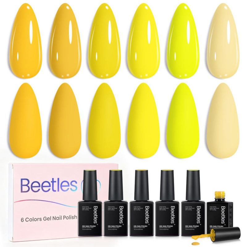 Esmalte de Uñas en Gel Beetles 6 Colores Amalfi Holiday 75 ml