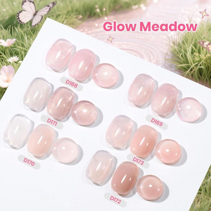 Kit de Gel para Uñas Beetles Gel Polish - Set Constructor de 6 colores