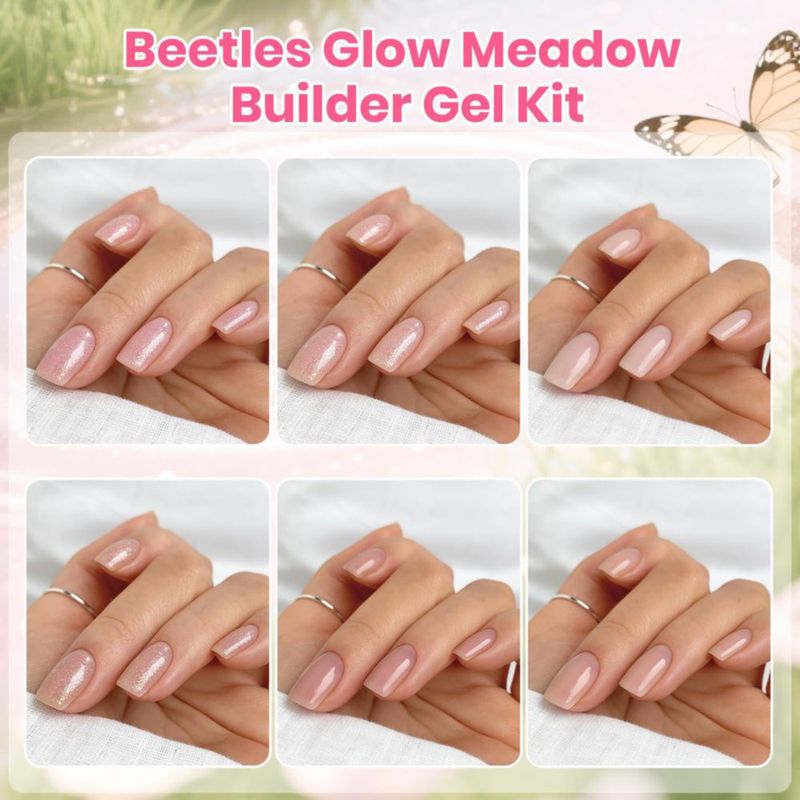 Kit de Gel para Uñas Beetles Gel Polish - Set Constructor de 6 colores