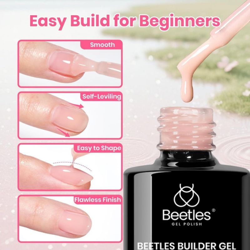 Kit de Gel para Uñas Beetles Gel Polish - Set Constructor de 6 colores